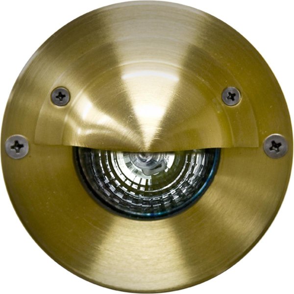 Intense Solid Brass In-Ground Well Light with Eyelid; Brass IN265269